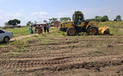 Road works in progress